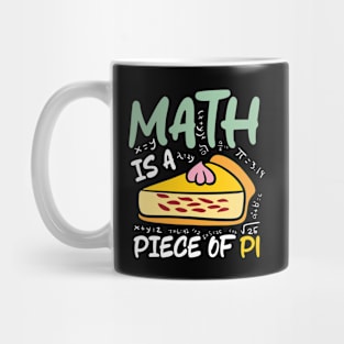 Math is a Piece of Pi Mug